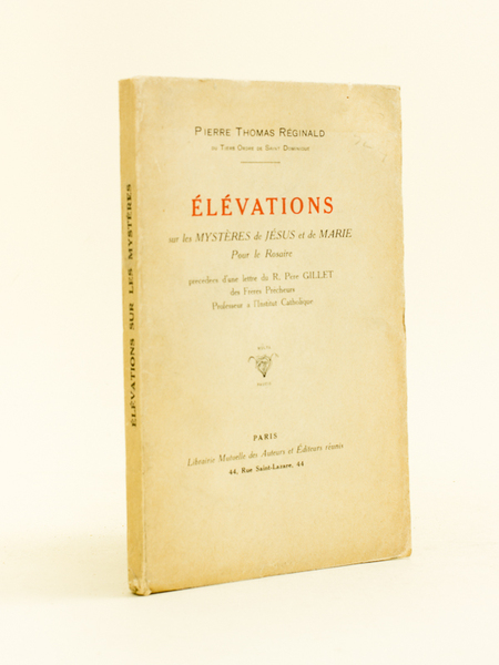 Elévations sur les Mystères de Jésus et de Marie pour …