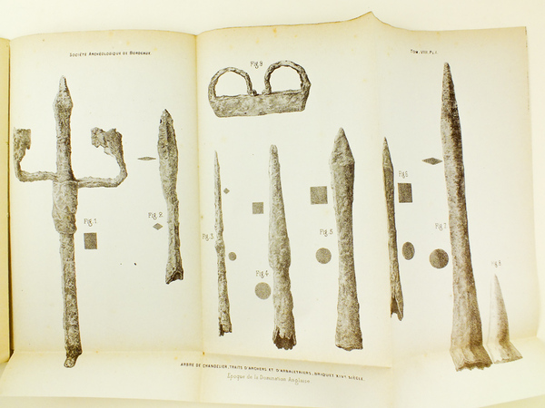 Arbre de Chandelier. Traits d'archers et d'arbalétriers, Briquet. XIVe Siècle …