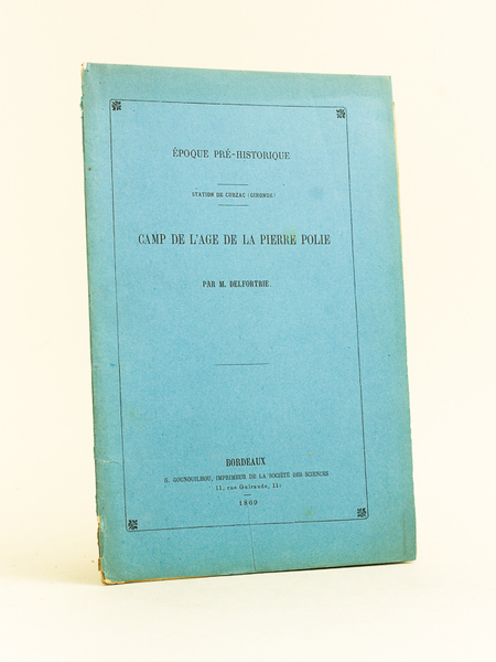 Epoque préhistorique. Station de Cubzac (Gironde). Camp de l'âge de …