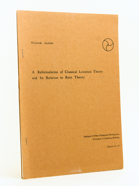 A Reformulation of Classical Location Theory and Its Relation to …