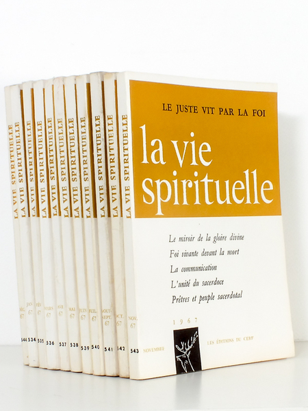La Vie Spirituelle ( 11 vol. ) - tomes CXVI …