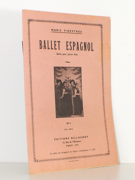 Ballet Espagnol , ballet pour jeunes filles - n° 1