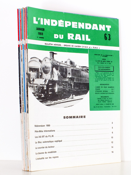 L'Indépendant du Rail ( I.D.R. ), Bulletin mensuel, Organe de …