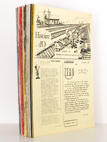 Histoires d'O. Les Trains [ Lot de 33 numéros du …