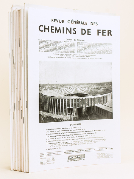 Revue Générale des Chemins de Fer. (Année 1948 - Soixante-Septième …