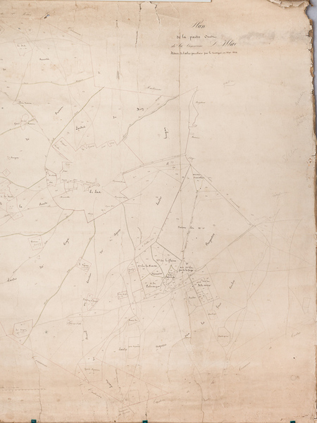 Plan de la partie Ouest de la Commune d'Illac [ …