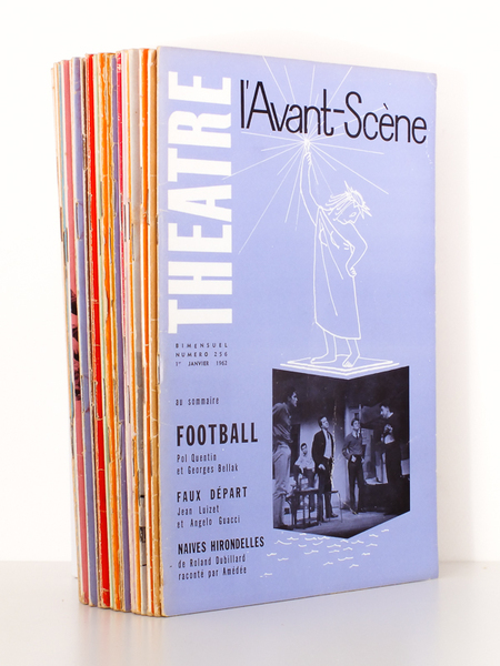 L'Avant-Scène Théâtre - Année 1962 complète ( n° 256 à …