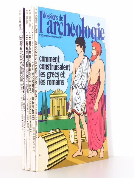 Les dossiers de l'Archéologie (revue) n° 20 à 25 ( …