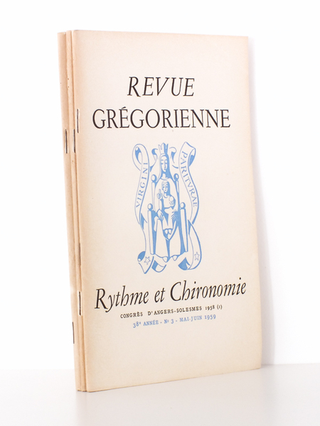 ( Lot de 3 numéros de 1959 , Revue Grégorienne …