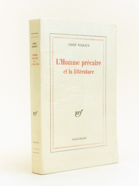 L'Homme Précaire et la Littérature. [ Edition originale ]