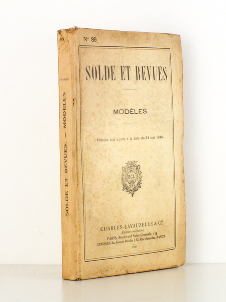 Solde et revues , Modèles ( Volume arrêté à la …