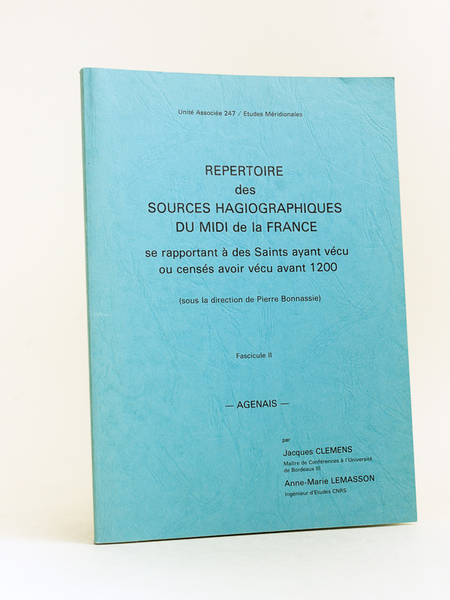 Répertoire des Sources hagiographiques du Midi de la France se …