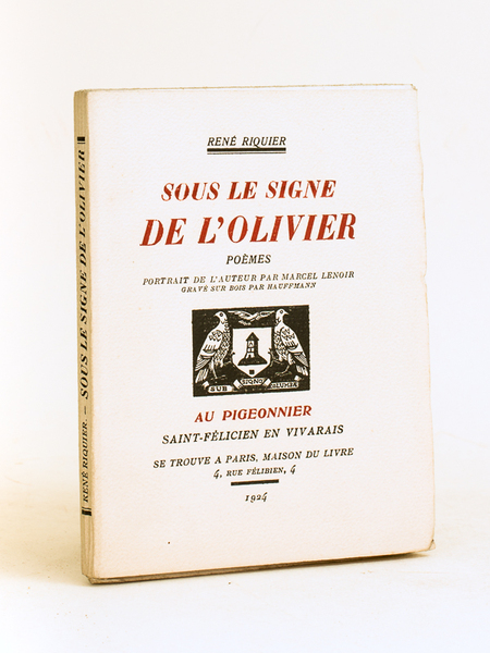 Sous le Signe de l'Olivier. Poèmes