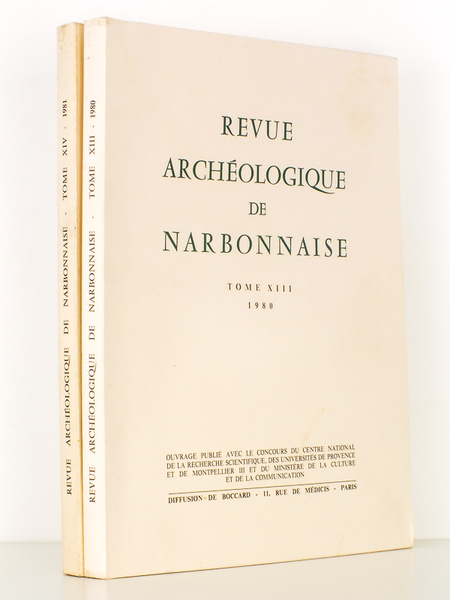 Revue archéologique de Narbonnaise (lot de 2 numéros) : Tome …