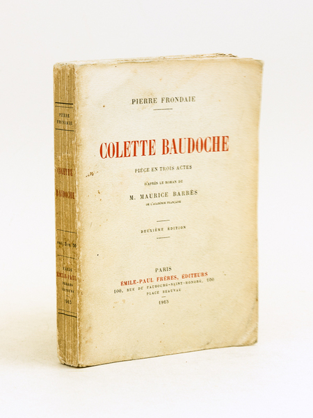 Colette Baudoche. Pièce en trois actes d'après le roman de …