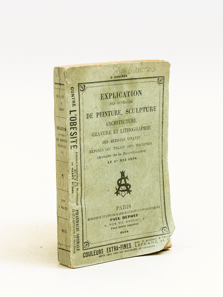 Explication des ouvrages de Peinture, Sculpture, Architecture, Gravure et Lithographie …