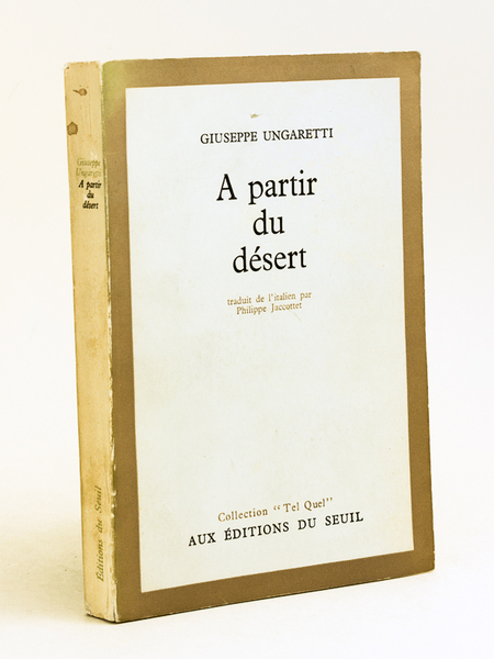 A partir du désert. Journal de Voyage [ Livre dédicacé …