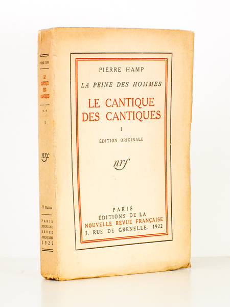 Le Cantique des Cantiques 1. ( La peine des hommes …
