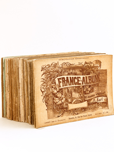 France-Album. Publication Mensuelle. Paniconographie de la France. [ Lot de …