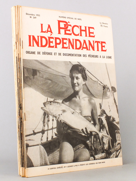 La pêche indépendante - Année 1952 complète (lot de 12 …