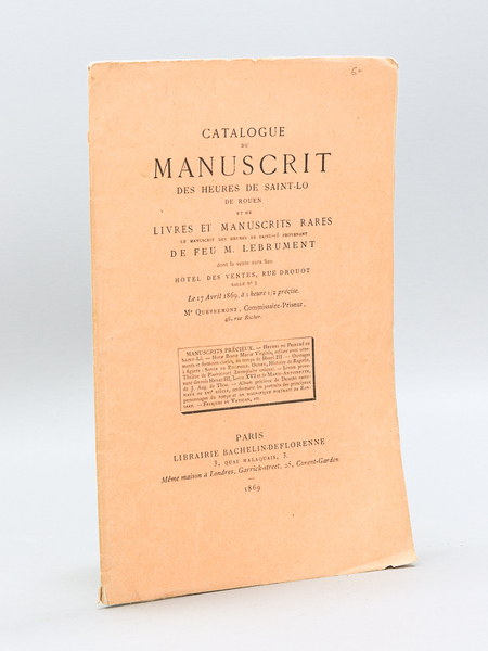 Catalogue du Manuscrit des Heures de Saint-Lô de Rouen et …