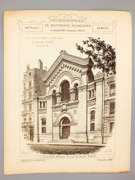 Monographies de Bâtiments Modernes - [ description de trois temples …