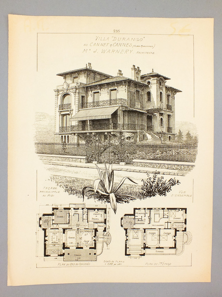 Monographies de Bâtiments Modernes - Villa Durango au Cannet à …