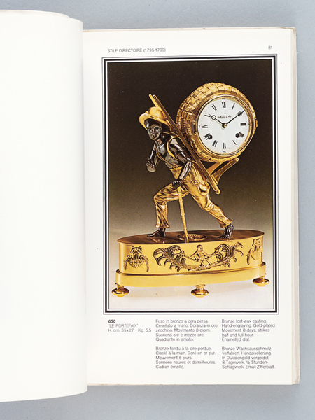 Collection d'Art. Orologi - Pendules - Clocks - Uhren celebrating …