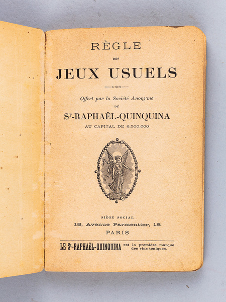 Règle des Jeux Usuels. Offerts par la Société Anonyme du …