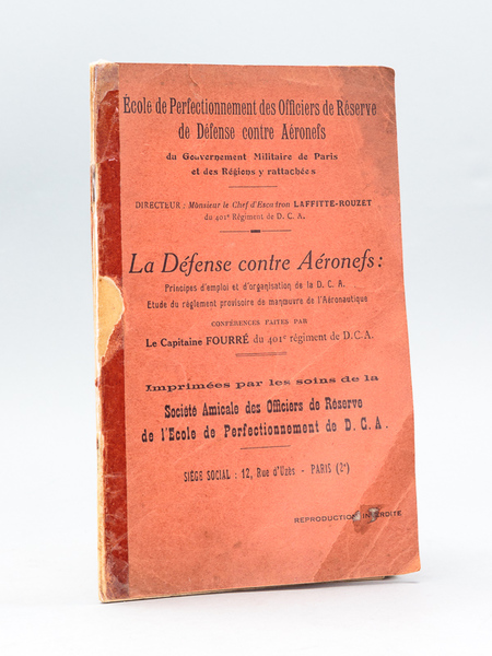 La Défense contre Aéronefs : Principes d'emploi et d'organisation de …