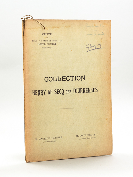 Collection Henry Le Secq des Tournelles. I : Catalogue de …
