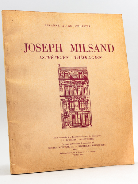 Joseph Milsand Esthéticien - Théologien