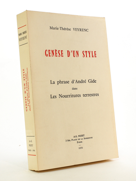 Genèse d'un style - La phrase d'André Gide dans Les …