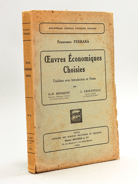 Oeuvres Economiques Choisies