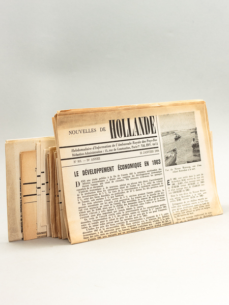 Nouvelles de Hollande. Hebdomadaire d'Information de l'Ambassade Royale des Pays-Bas …