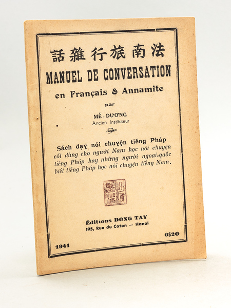 Manuel de Conversation en français & annamite - Sacg Day …