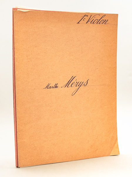 Lot de 28 feuillets manuscrits de partitions musicales : La …