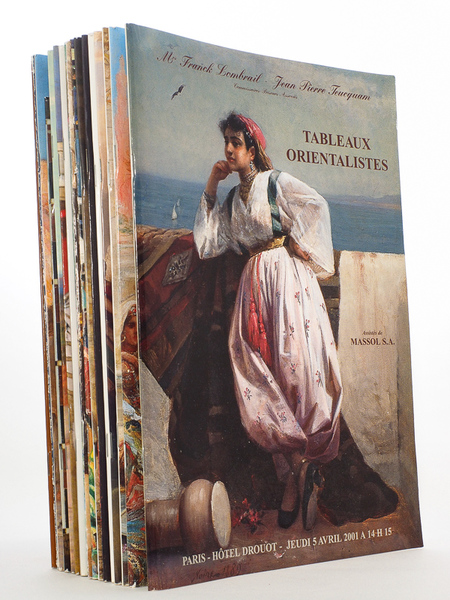 [ Lot de 17 catalogues d'orientalisme, Hôtel Drouot, années 2001 …