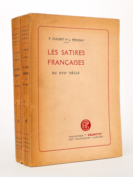 Les satires françaises du XVIIe siècle ( 2 tomes, complet …