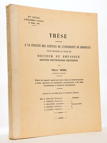 Etude du rapport signal sur bruit dans un interféromètre à …