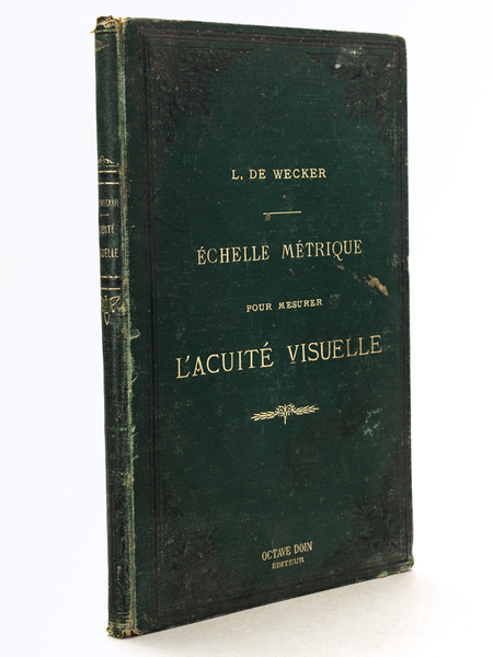 Echelle métrique pour mesurer l'acuité visuelle [ Edition originale ]