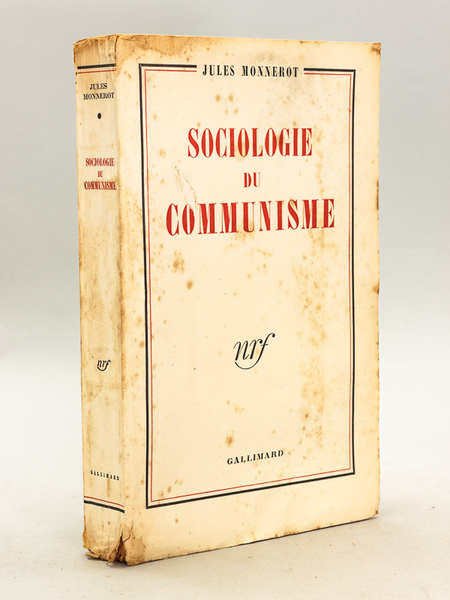 Sociologie du Communisme [ Edition originale - Livre dédicacé par …