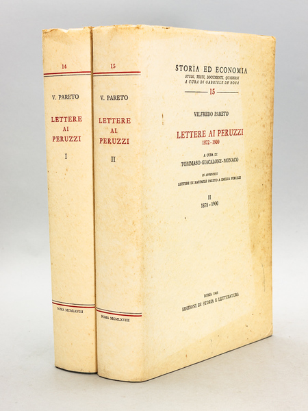 Lettere ai Peruzzi 1872-1900 (2 Tomes - Complet) Vol. I …