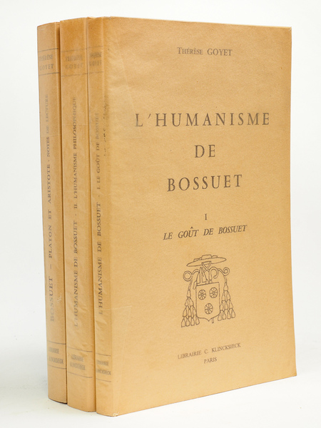 [ Lot de 3 livres sur Jean-Baptiste Bossuet ] L'Humanisme …