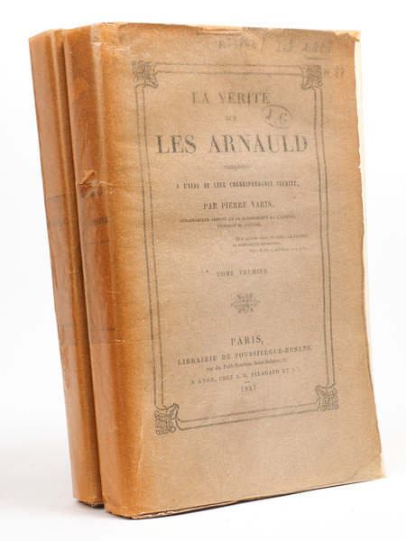 La vérité sur les Arnauld , complétée à l'aide de …