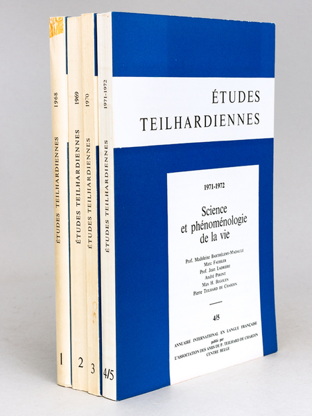 Etudes Teilhardiennes (5 Numéros : Complet) Vol. I 1968 : …