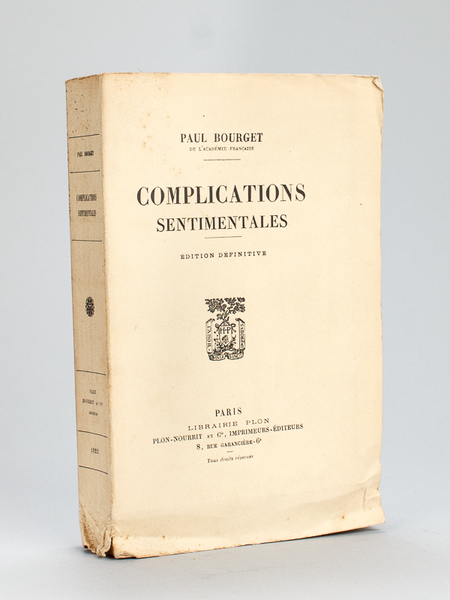 Complications sentimentales [ Livre dédicacé par l'auteur ]
