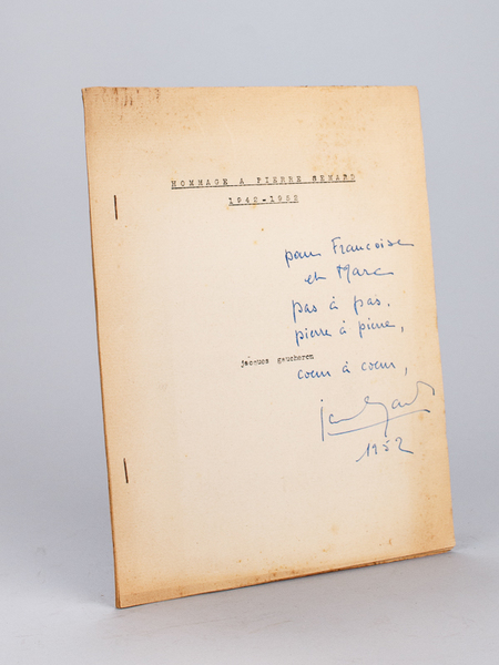 Hommage à Pierre Semard 1942-1952 [ Livre dédicacé par l'auteur …