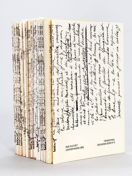 Que Vlo-Ve ? Bulletin International des études sur Apollinaire. [ …