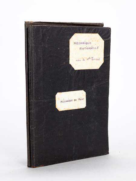 Notes de cours manuscrites : Cours de Mécanique rationnelle. Mécanique …